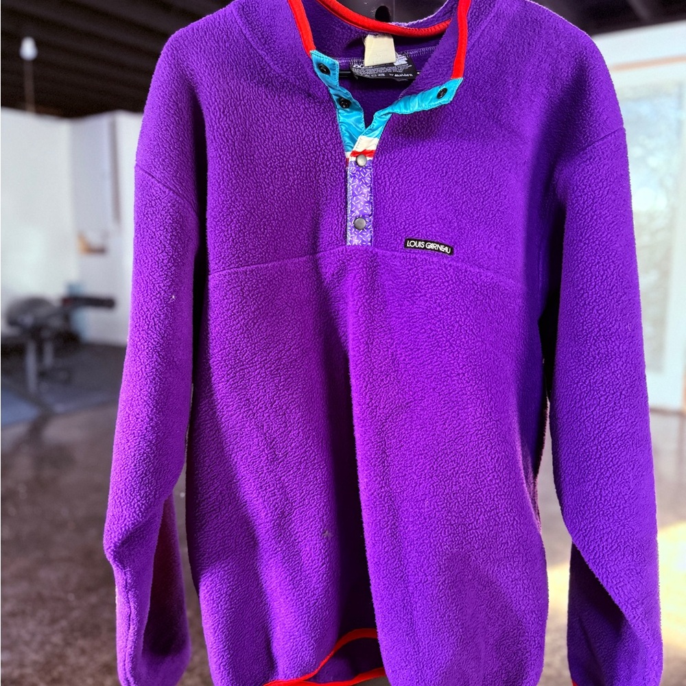 Louis Garneau Purple Fleece Sweater